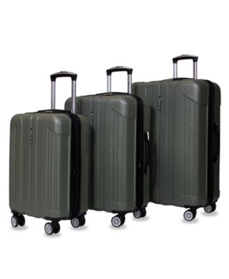 Macy's 3 piece luggage set deals