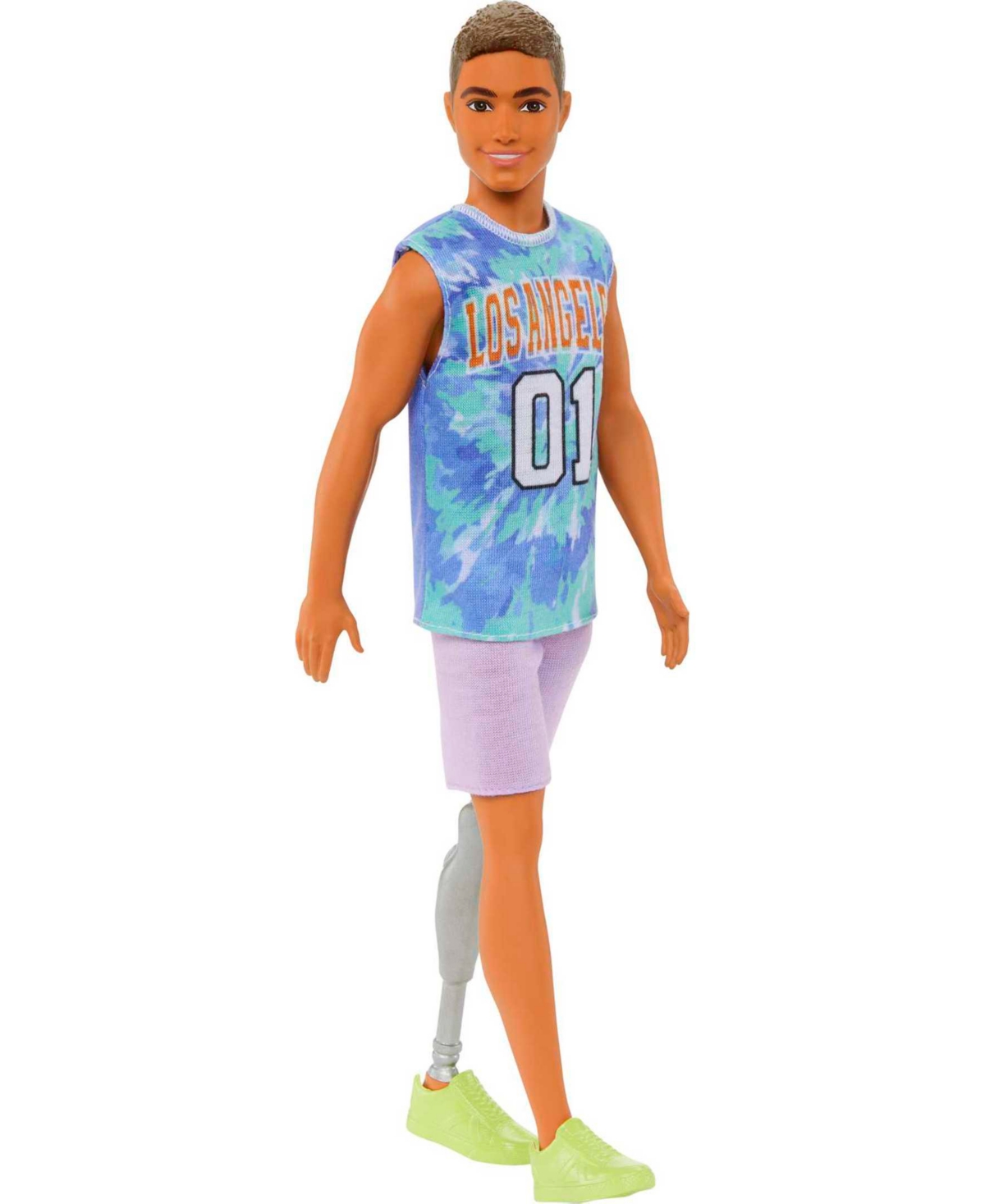 Shop Barbie Ken Fashionistas Doll 212 With Jersey And Prosthetic Leg In Multi-color
