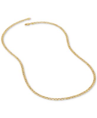 Lightweight 22" Mariner Link Chain Necklace (4mm) in 14k Gold