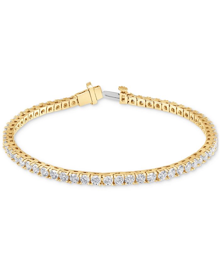 Macy's Diamond Tennis Bracelet (5 ct. t.w.) in 14k Gold Macy's