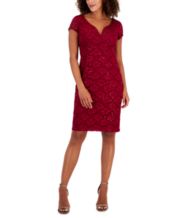 Red cocktail dress macys deals