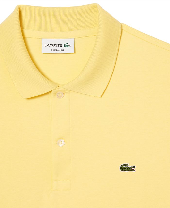 Lacoste Men’s Regular Fit Soft Touch Short Sleeve Polo - Macy's