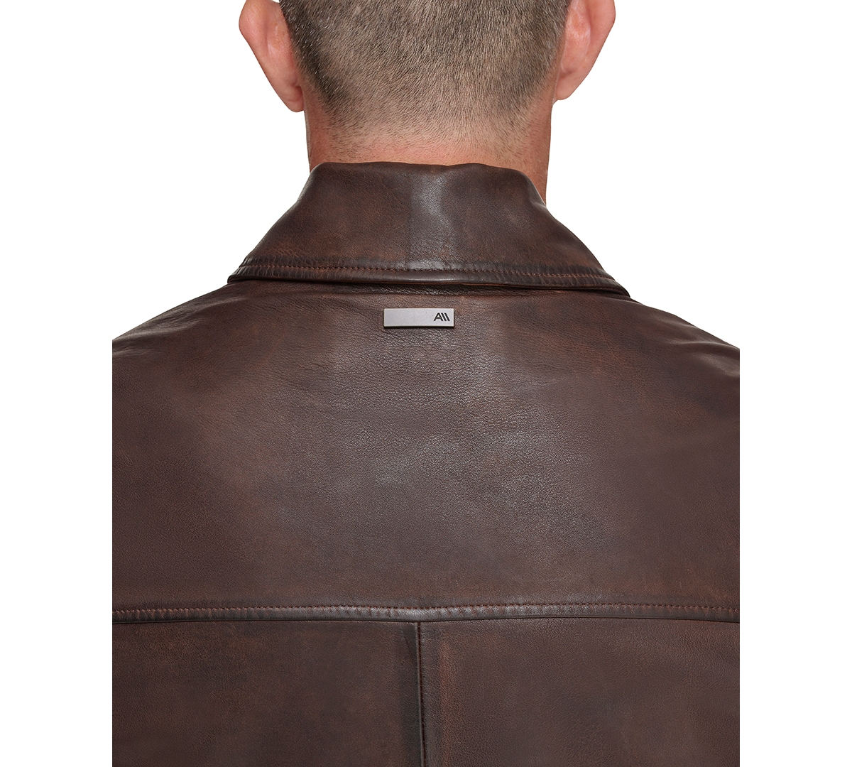 Marc New York Men's The Mogador Leather Overshirt