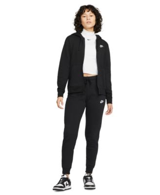Nike Women's Sportswear Club Fleece Full-Zip Hoodie - Macy's