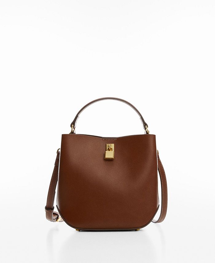 Mango leather mini 2025 bag