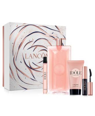 Lancome Idole 4 pc 2024 Gift Set Nectar Mini EDP 0.16 oz, Body & Hand Cream, Bag