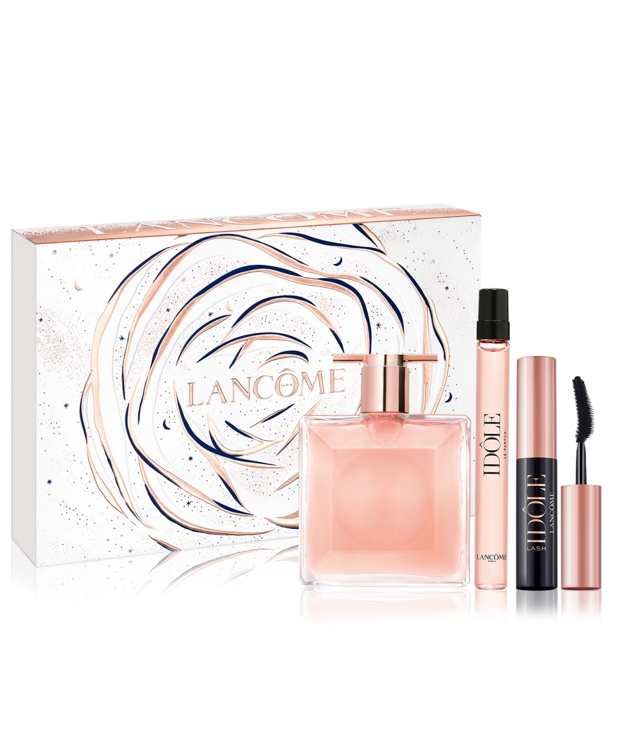 (新品•未使用 )LANCOME IDOLE ホリデーギフトセット Lancôme 3-pc. Idole Eau De Parfum Holiday Traveler Gift Set