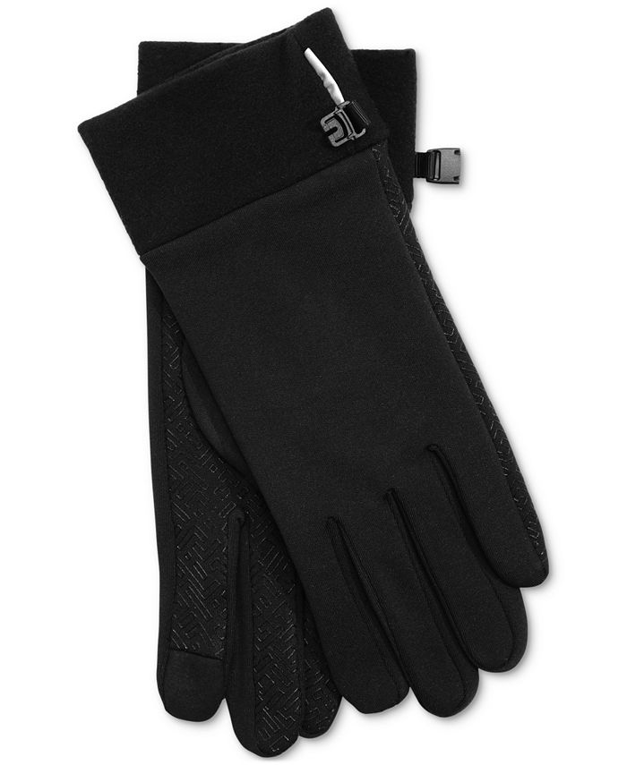 Alfani Mens Lightweight Stretch Tech Gloves, Created for Macys - Black