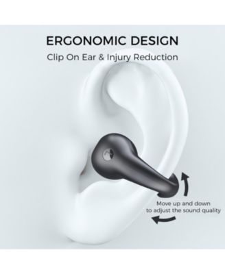 Clip-On/Open Ear-Buds-Comfortable, Bluetooth 5.3, 350mAh/18Hr Playtime