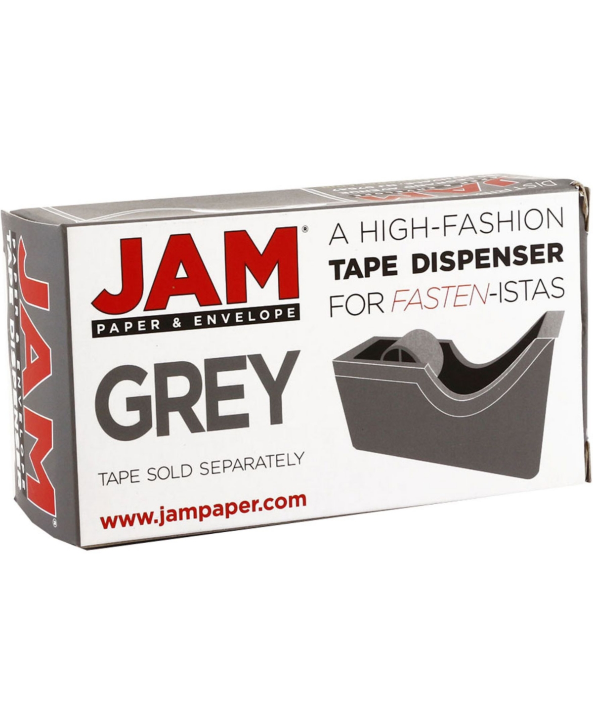 Jam Paper Colorful Desk Tape Dispensers - Gray