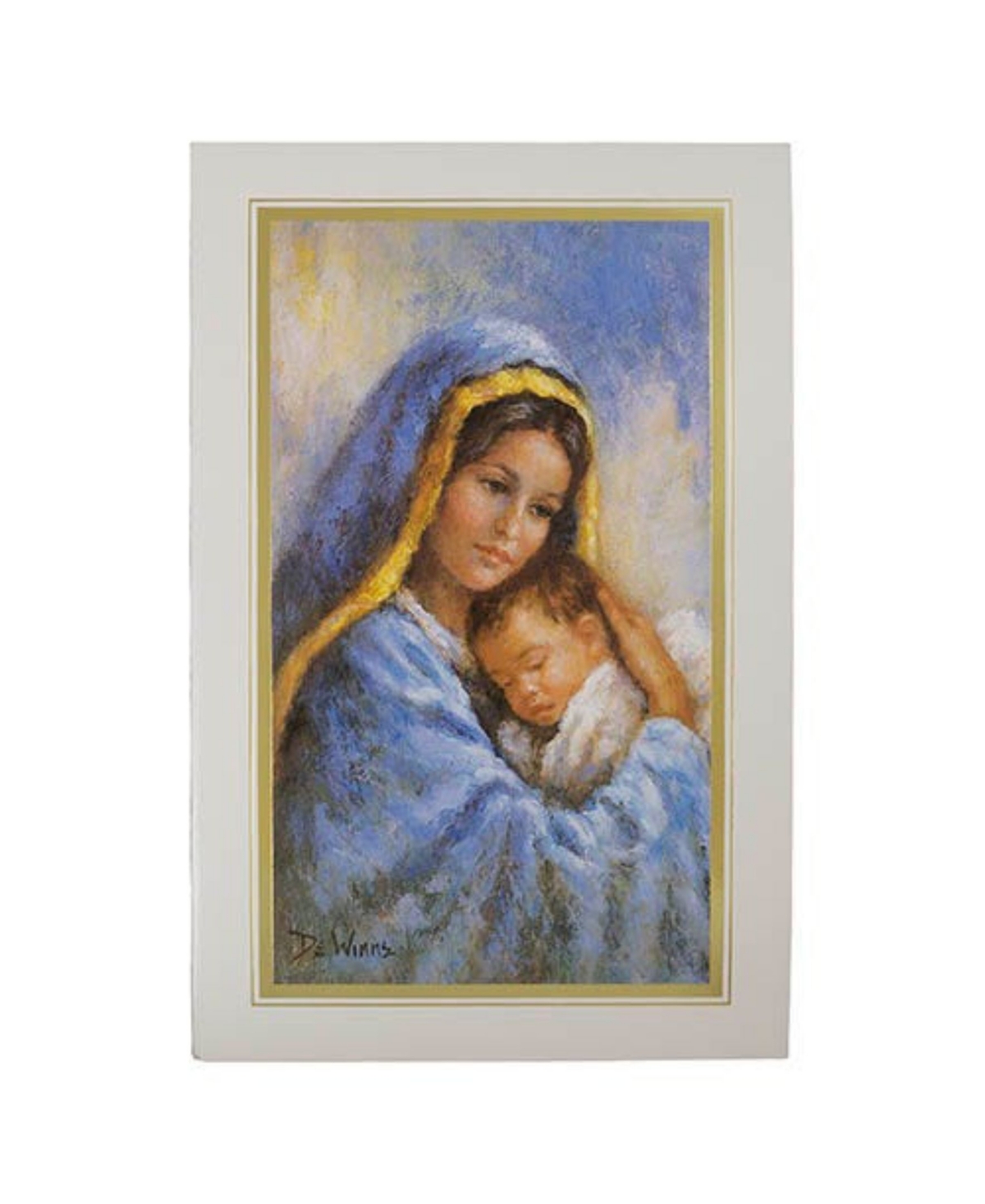 Jam Paper Christmas Cards Matching Envelopes Set In Virgin Mary