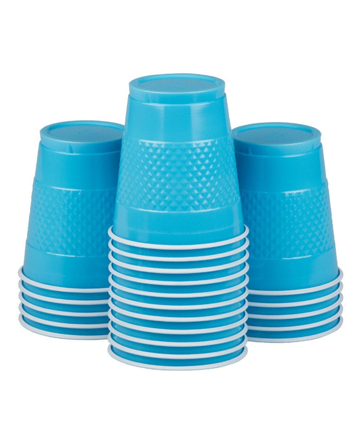 Jam Paper Plastic Party Cups In Sea Blue