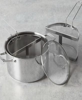 HENCKELS 8.5-Qt Stainless Steel Pasta Pot with Straining Baskets