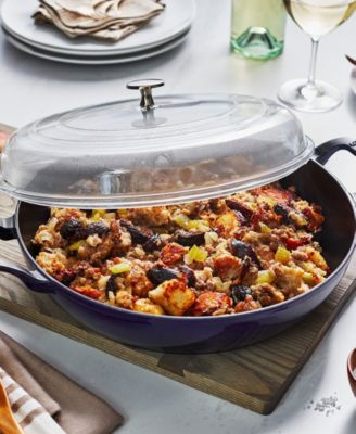 Cast Iron 3.5-Qt Braiser with Glass Lid