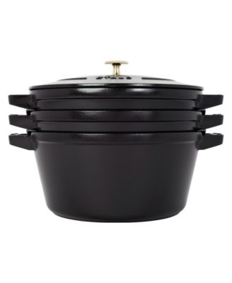 Cast Iron 4-Piece Stackable Set
