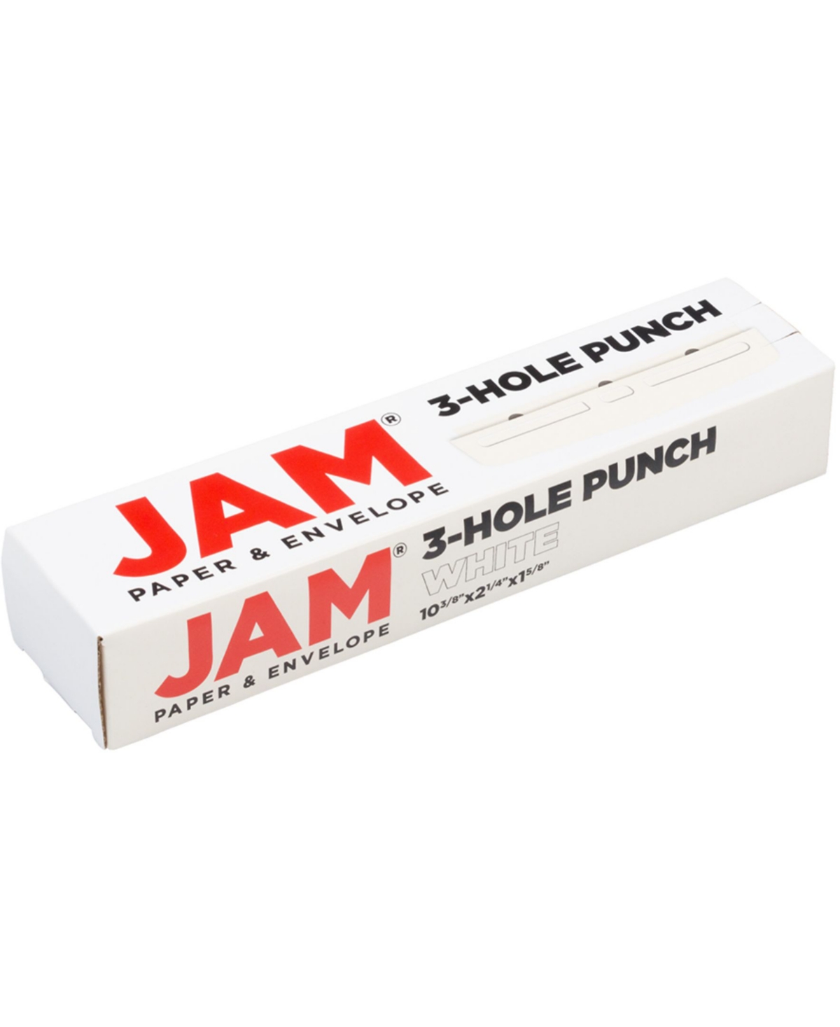 Shop Jam Paper Metal 3 Hole Punch In White