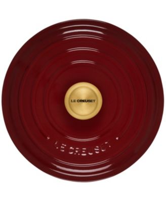 Signature Enameled Cast Iron 5.5 Qt. Round Dutch Oven