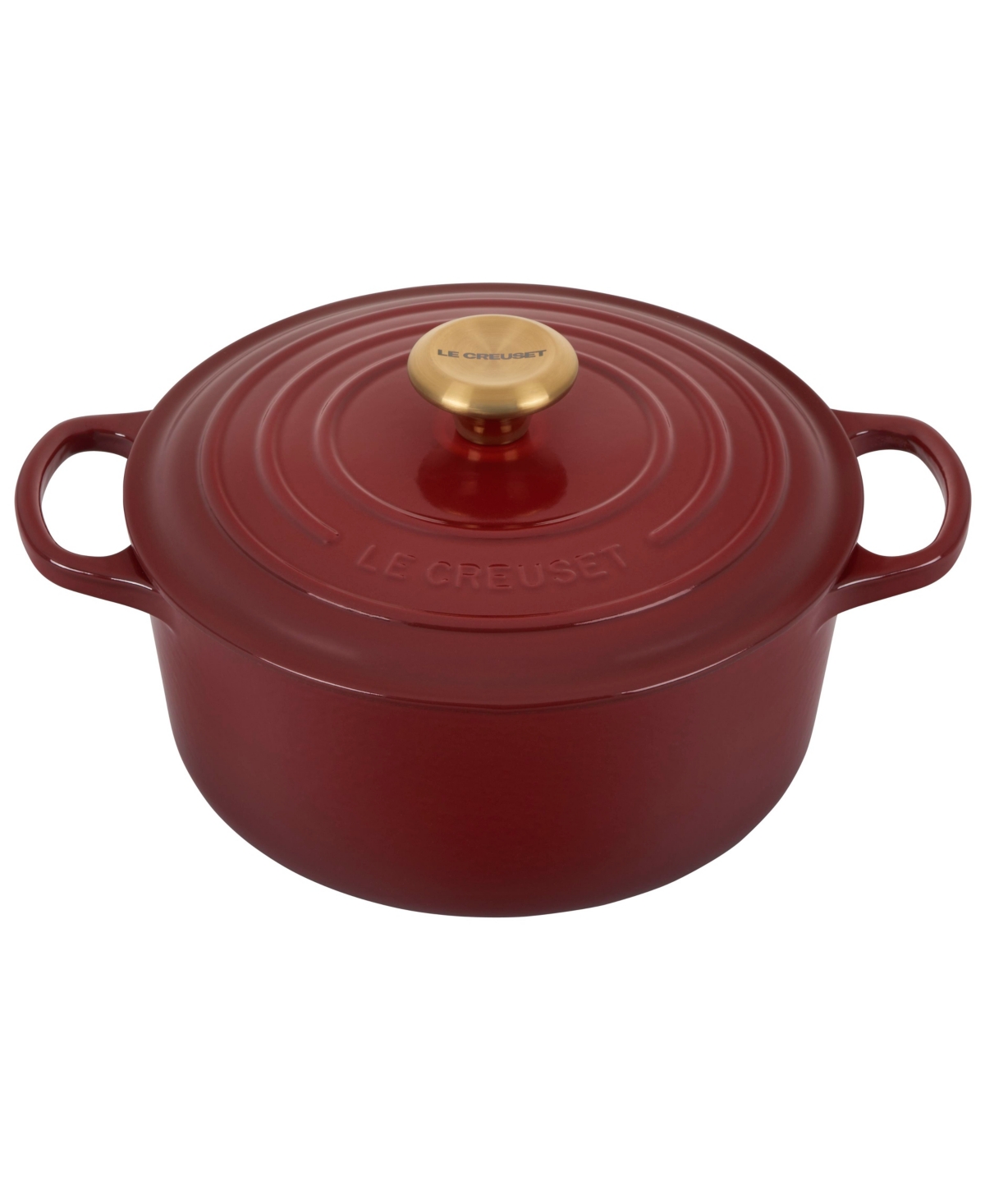 Le Creuset Signature Enameled Cast Iron 5.5 Qt. Round Dutch Oven In Rhone