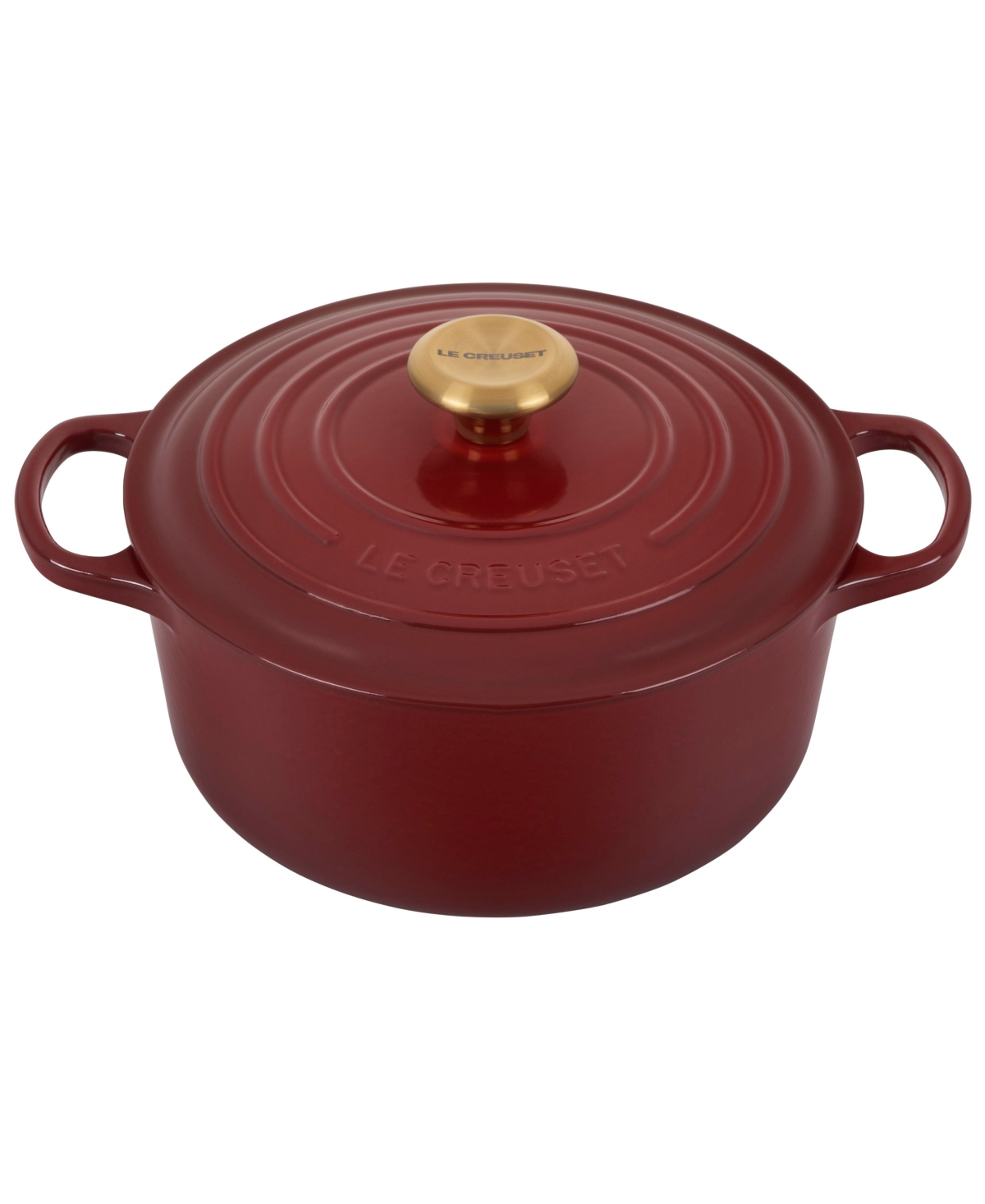 Le Creuset Signature Enameled Cast Iron 5.5 Qt. Round Dutch Oven In Rhone