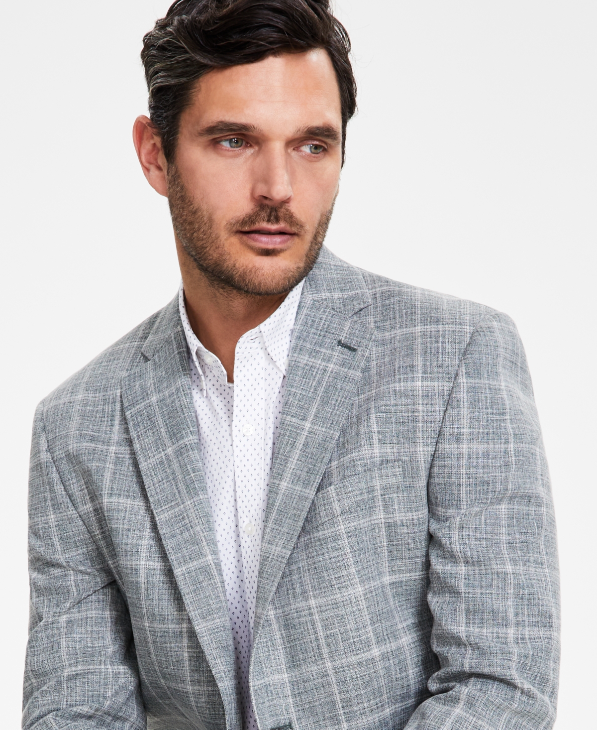 Michael Kors Men's Classic-Fit Windowpane Sport Coat
