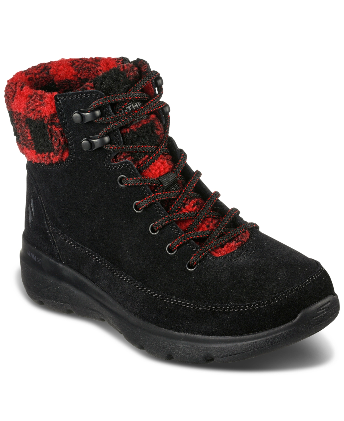 Skechers Women's On The Go Glacial Ultra In Black,red