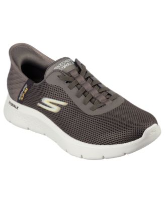 Skechers Men s Slip ins GO WALK Flex Hands Up Wide Width Casual Sneakers from Finish Line Macy s