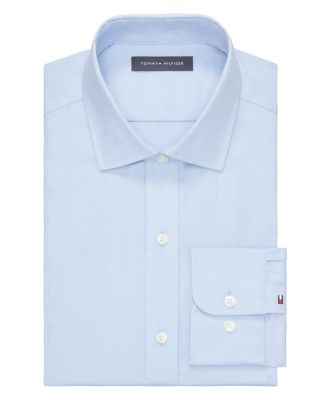 Men's Regular Fit TH Flex Essentials Wrinkle Free Stretch Dress Shirt