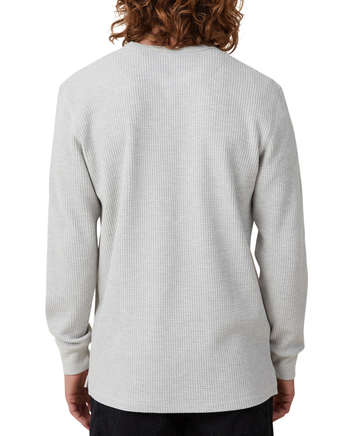 Cotton On Men's Chunky Waffle Long Sleeve T-shirt
