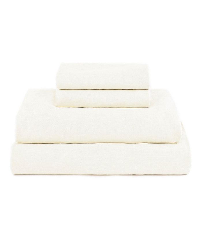 Bokser Home 100 French Linen Sheet Set Twin Macy's