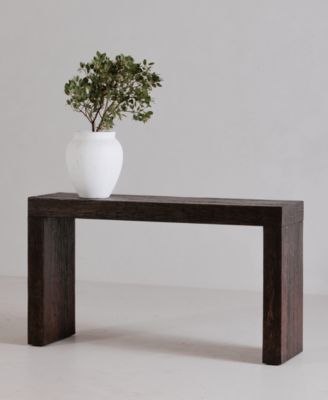 Evander 55" Oak Rectangle Console Table