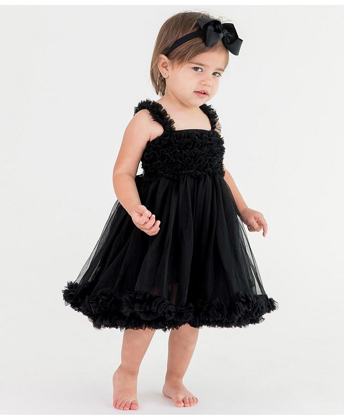 RuffleButts Toddler Girls Tulle Sleeveless Princess Petti Dress - Macy's