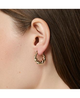 Twisted Hoop Earrings - Paris