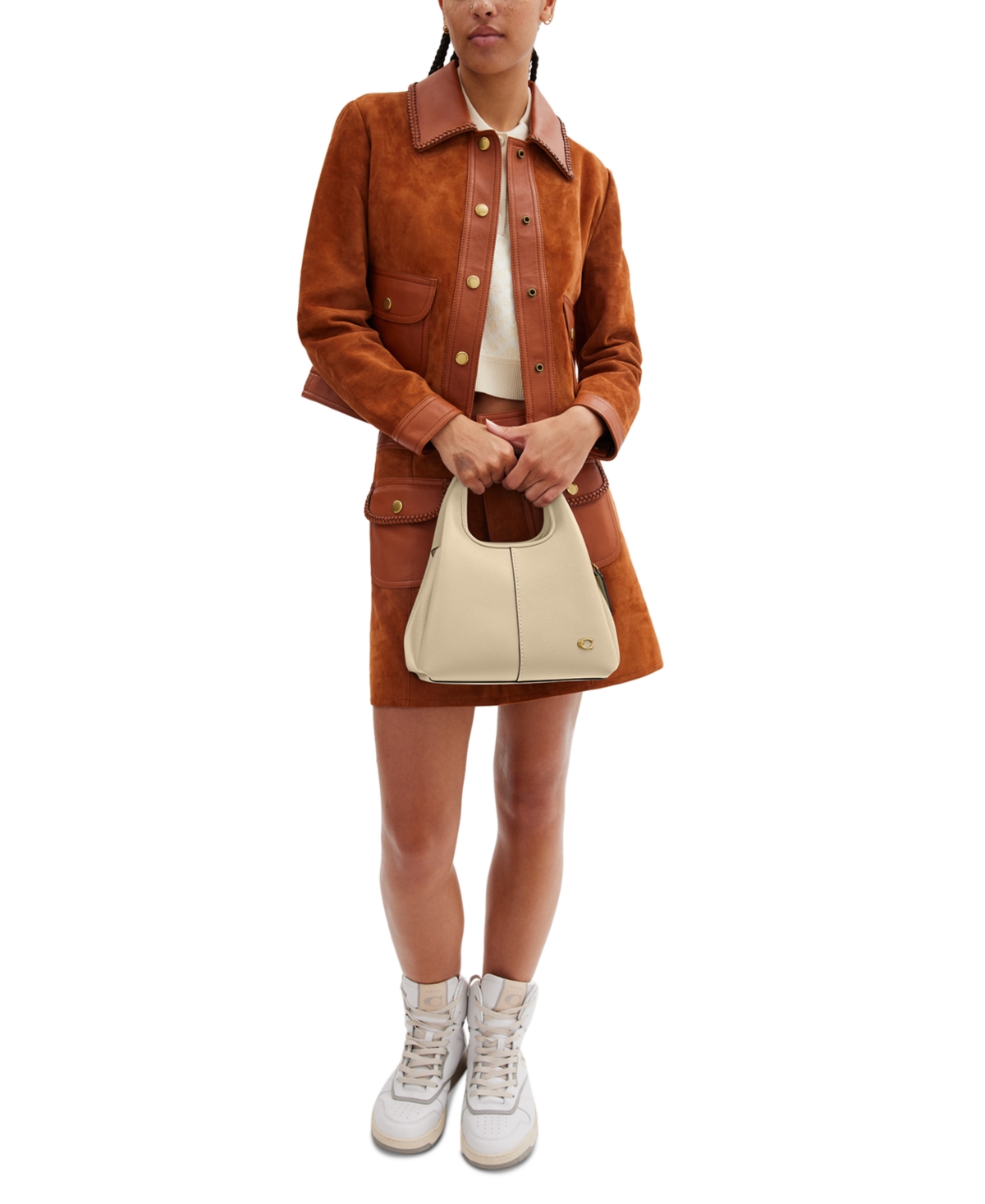 Coach Lana Small Polished Pebble Leather Shoulder Bag 23