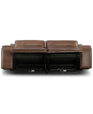 CLOSEOUT! Hansley 2-Pc. Zero Gravity Power Recliner Leather Sofa, Created for Macy's