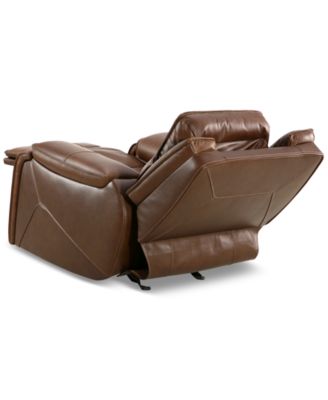 CLOSEOUT! Hansley 39" Zero Gravity Leather Power Recliner, Created for Macy's