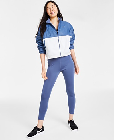 Nike Women's One Therma-FIT Fleece Full-Zip Jacket, Swoosh Padded