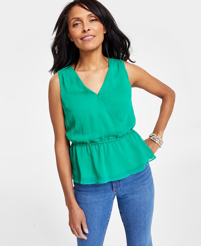Macys womens top sleeveless tops