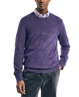 Nautica - Men's Textured Knit Crewneck Sweater