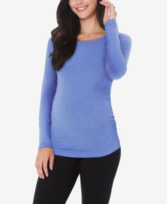 Cuddl Duds - Petite Softwear Long-Sleeve Maternity Top