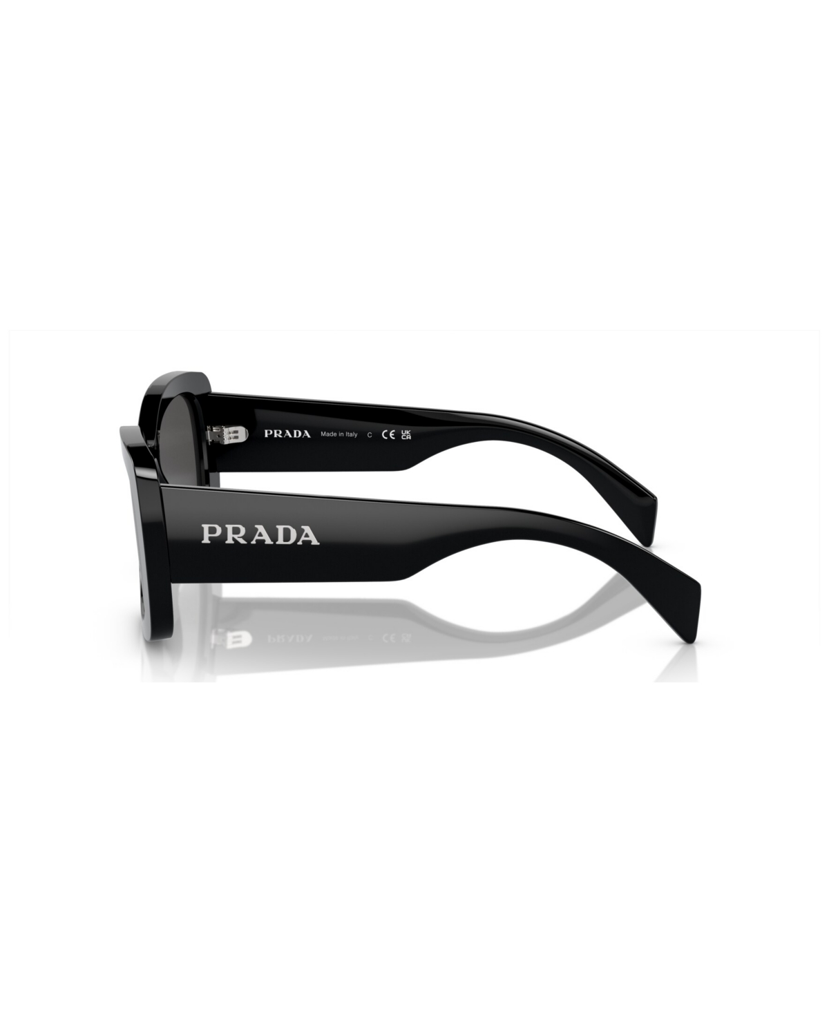 Shop Prada Women's Sunglasses Pr A08s In Black