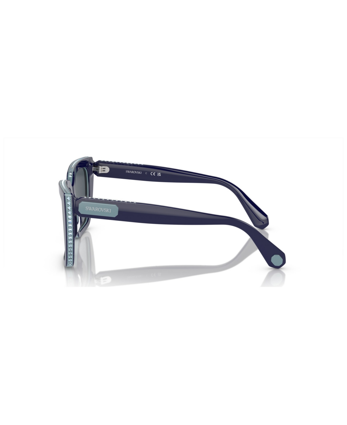 Swarovski Women's Orbita 54mm Square Sunglasses In Blue