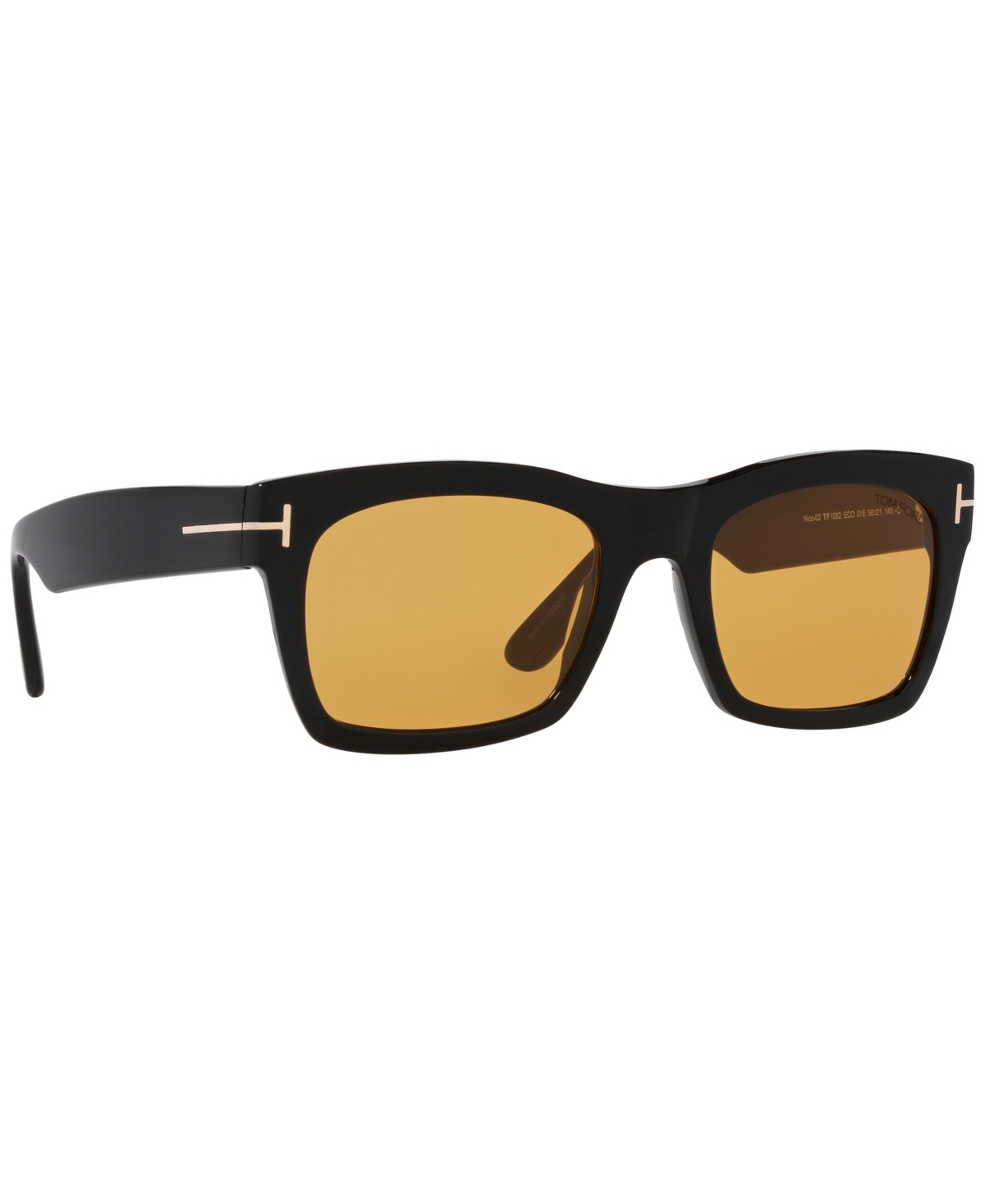 Tom Ford Men's Nico-02 Sunglasses Tr001698 In Black,brown Lens