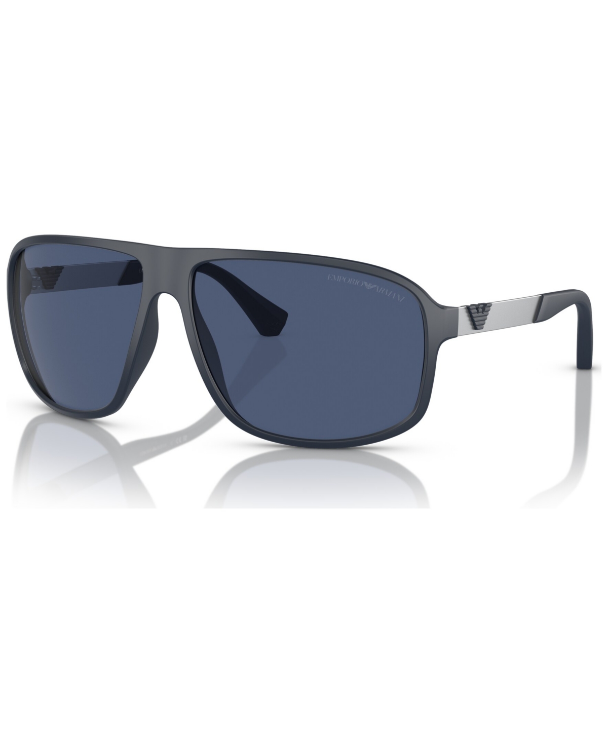 Shop Emporio Armani Men's Sunglasses Ea4029 In Matte Blue
