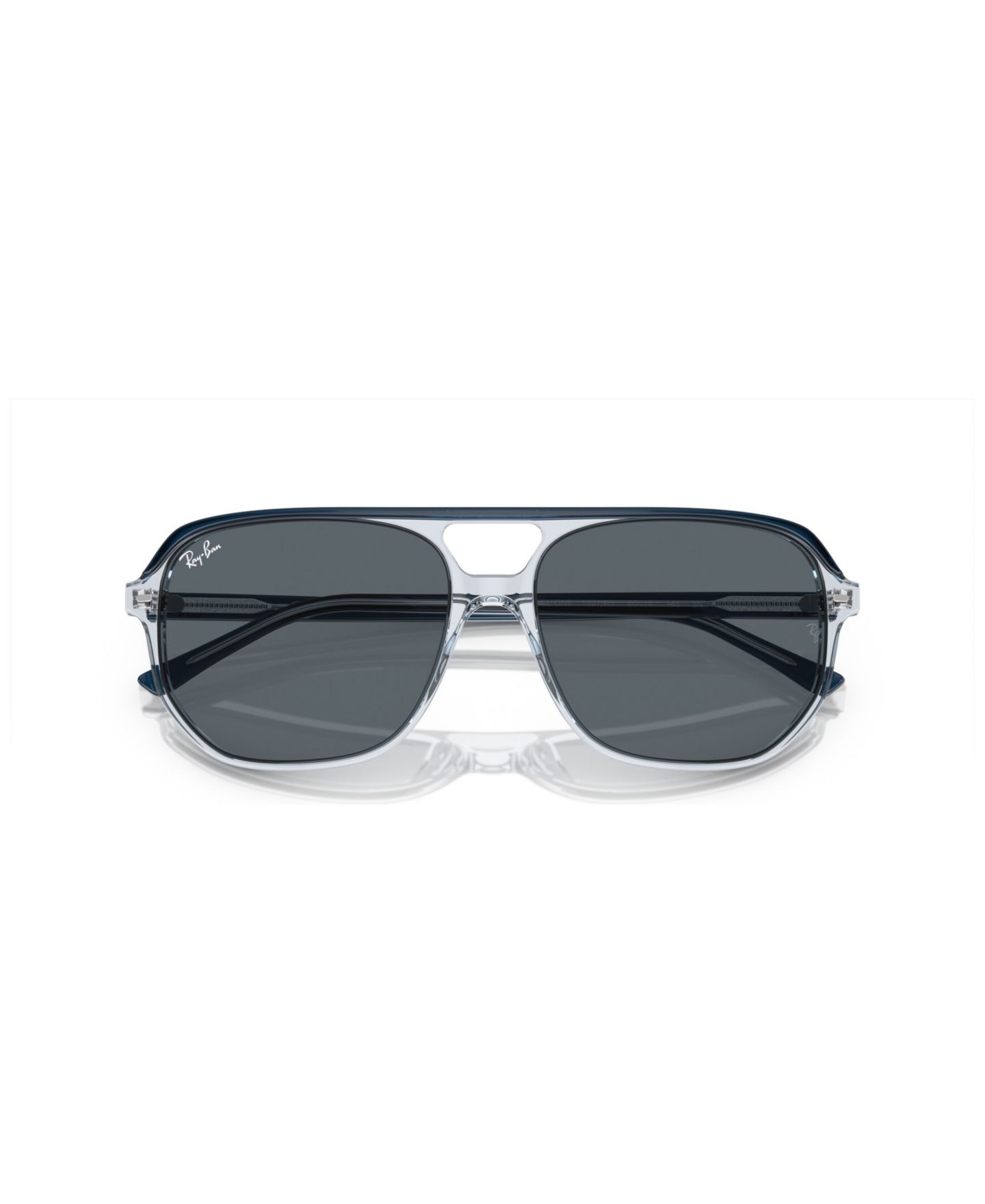 Солнцезащитные очки Ray-Ban Unisex Bill One Sunglasses RB2205, цвет: Синий прозрачный синий — фото 6