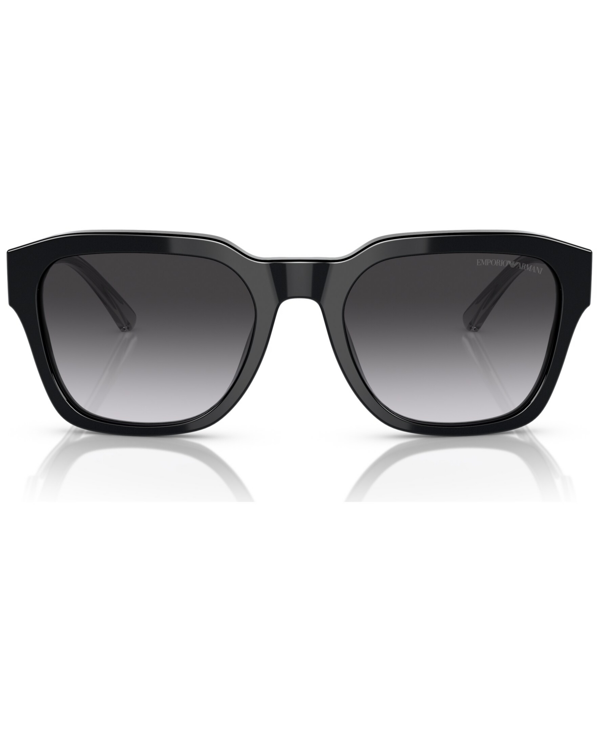 Shop Emporio Armani Men's Sunglasses, Gradient Ea4175 In Shiny Black
