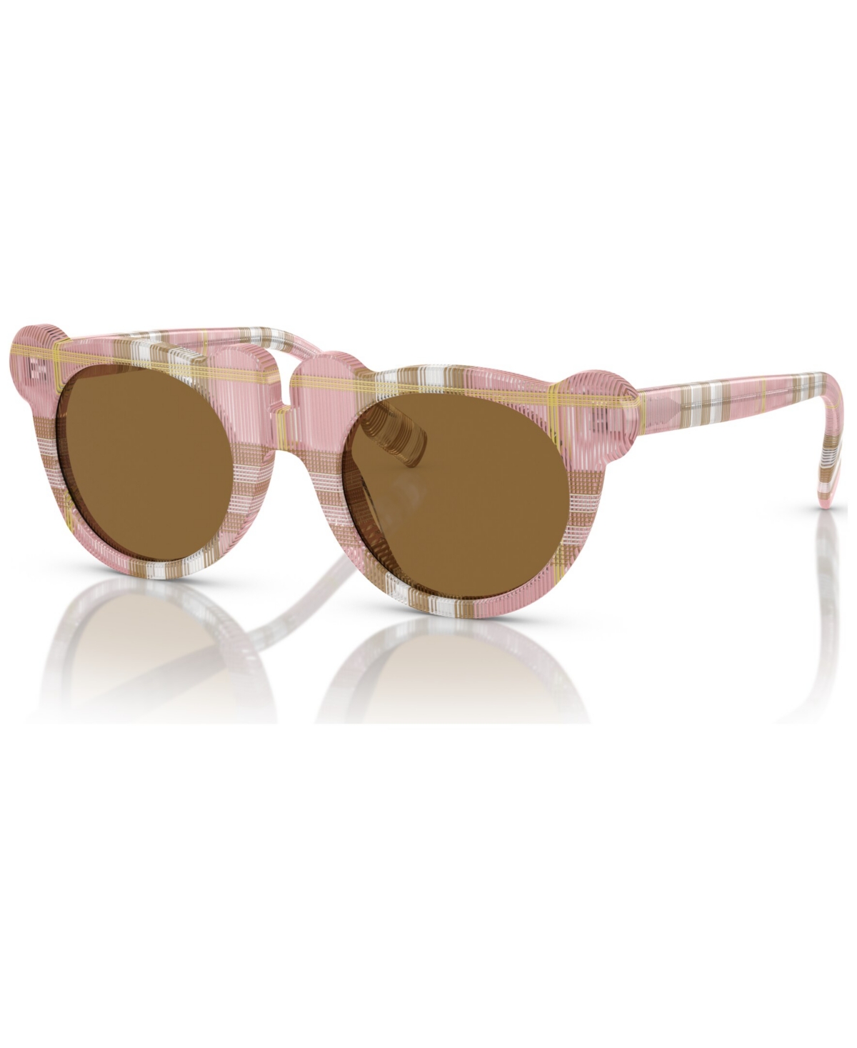 Burberry Sunglasses Jb4355 In Check Pink