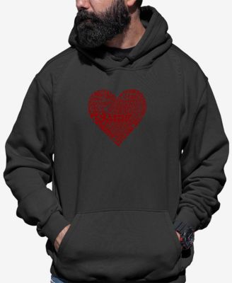 Men's Love Yourself Word Art Hooded Sweatshirt