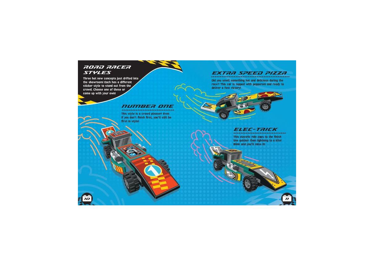 Lego R Books Build and Stick - Custom Cars by Ameet Sp. Z O.o