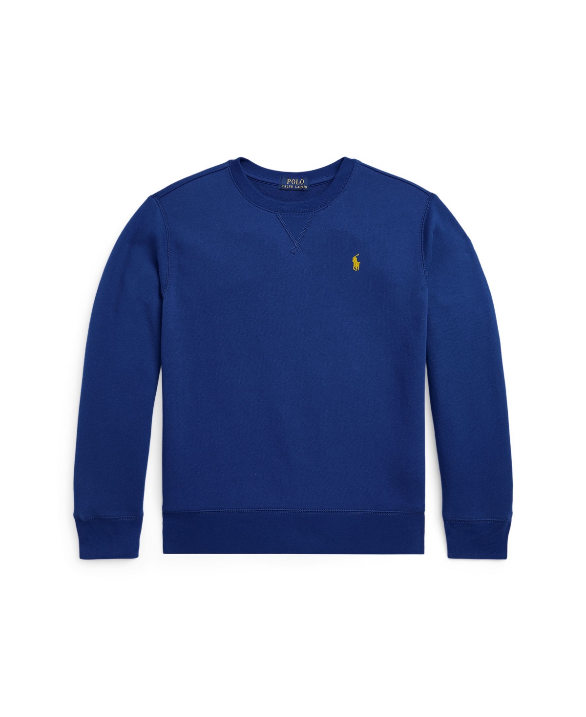 Polo Ralph Lauren Kids' Big Boys Fleece Crewneck Sweatshirt In Chalet Blue