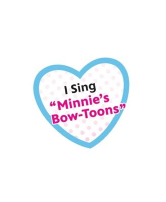 Disney Junior Sparkle & Sing Minnie Mouse, 13" Plush with Lights and Sounds